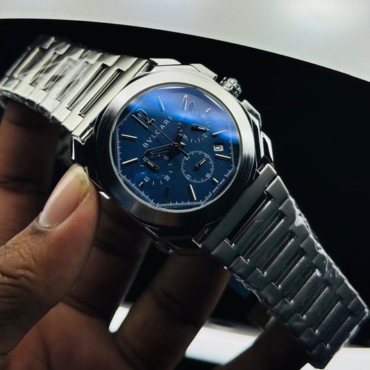 Bvlgari Octo Watch - Active Chronograph & Steel Bracelet