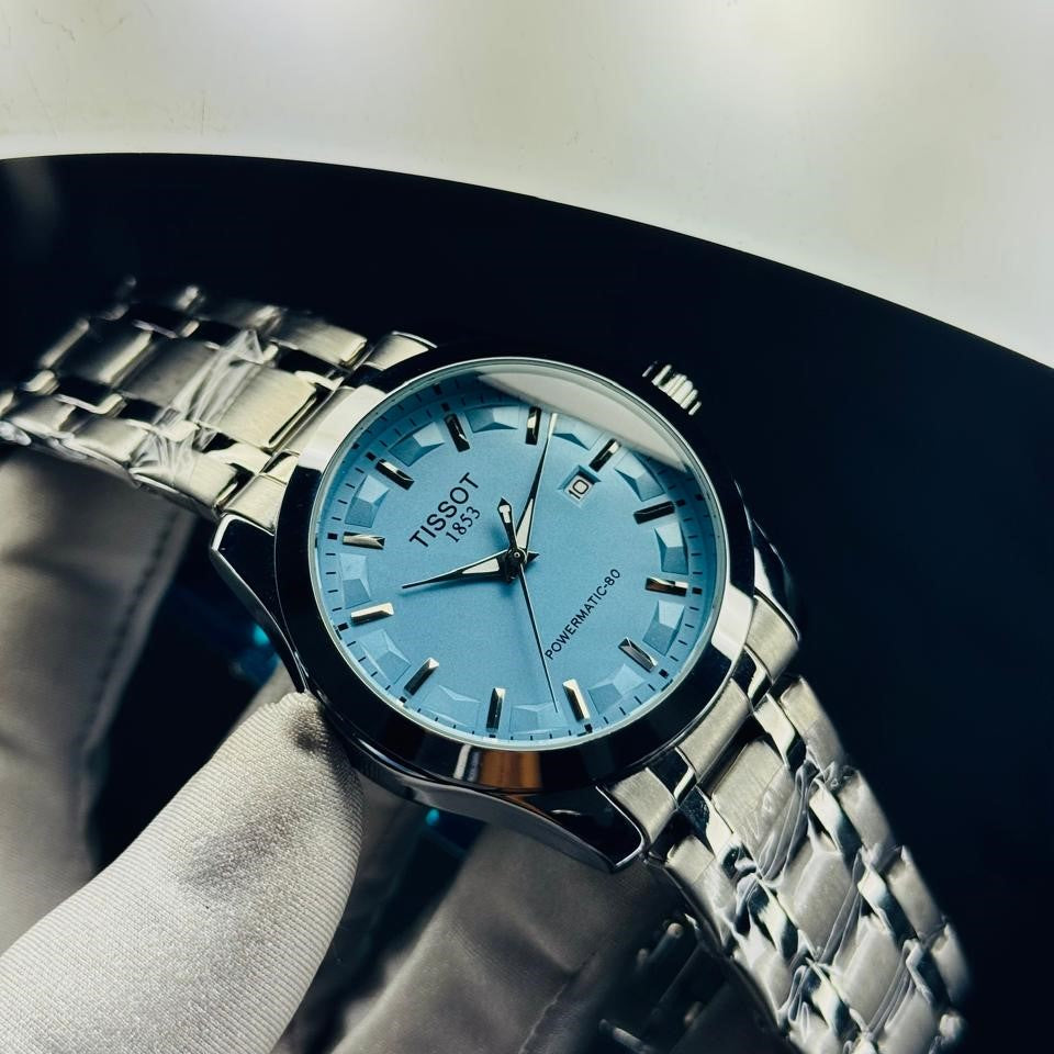 Tissot Powermatic 80 SkyDeep Green Stainless Steel Watch