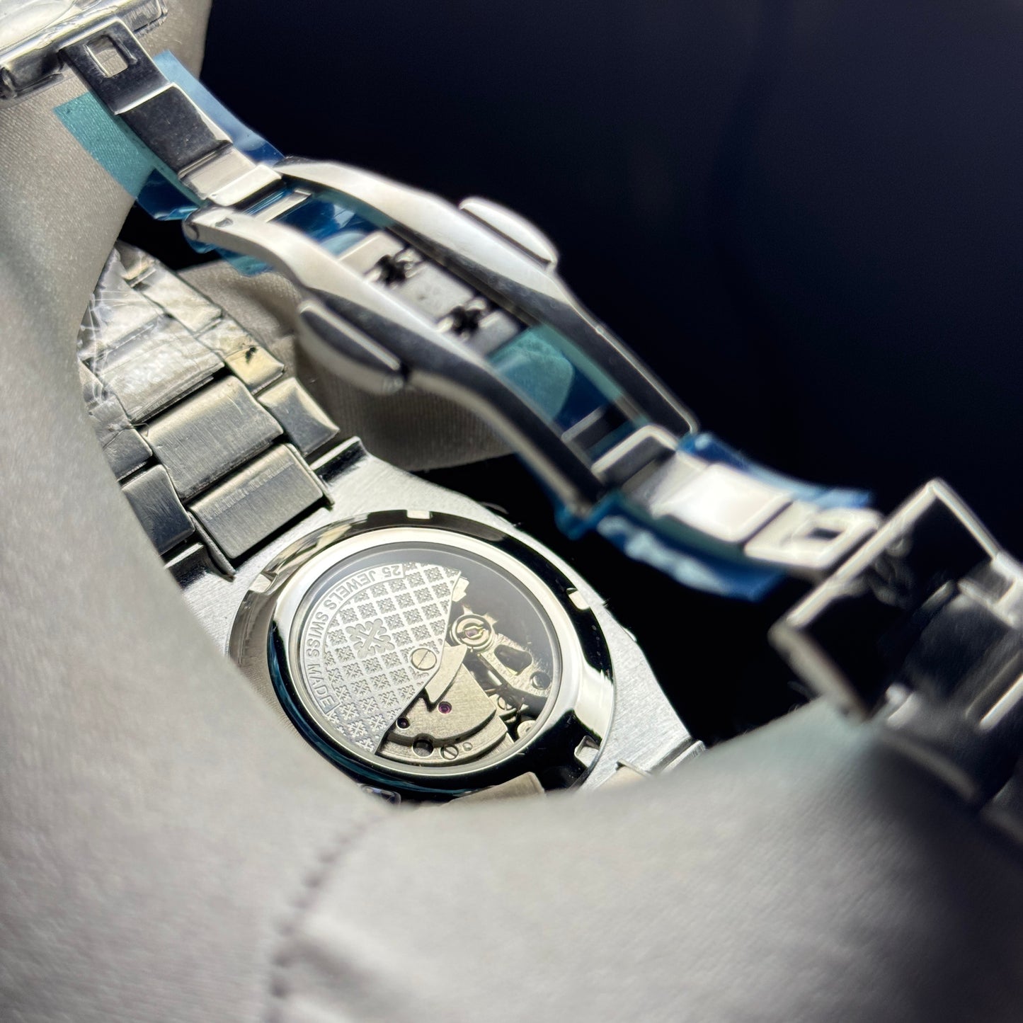 Patek Philippe Nautilus Skeleton Automatic – Silver & Tiffany Blue Edition