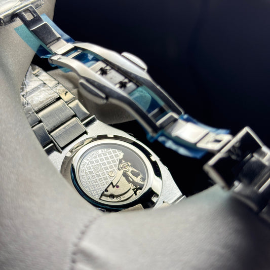 Patek Philippe Skeleton Black Dial Silver  Stainless Steel Watch