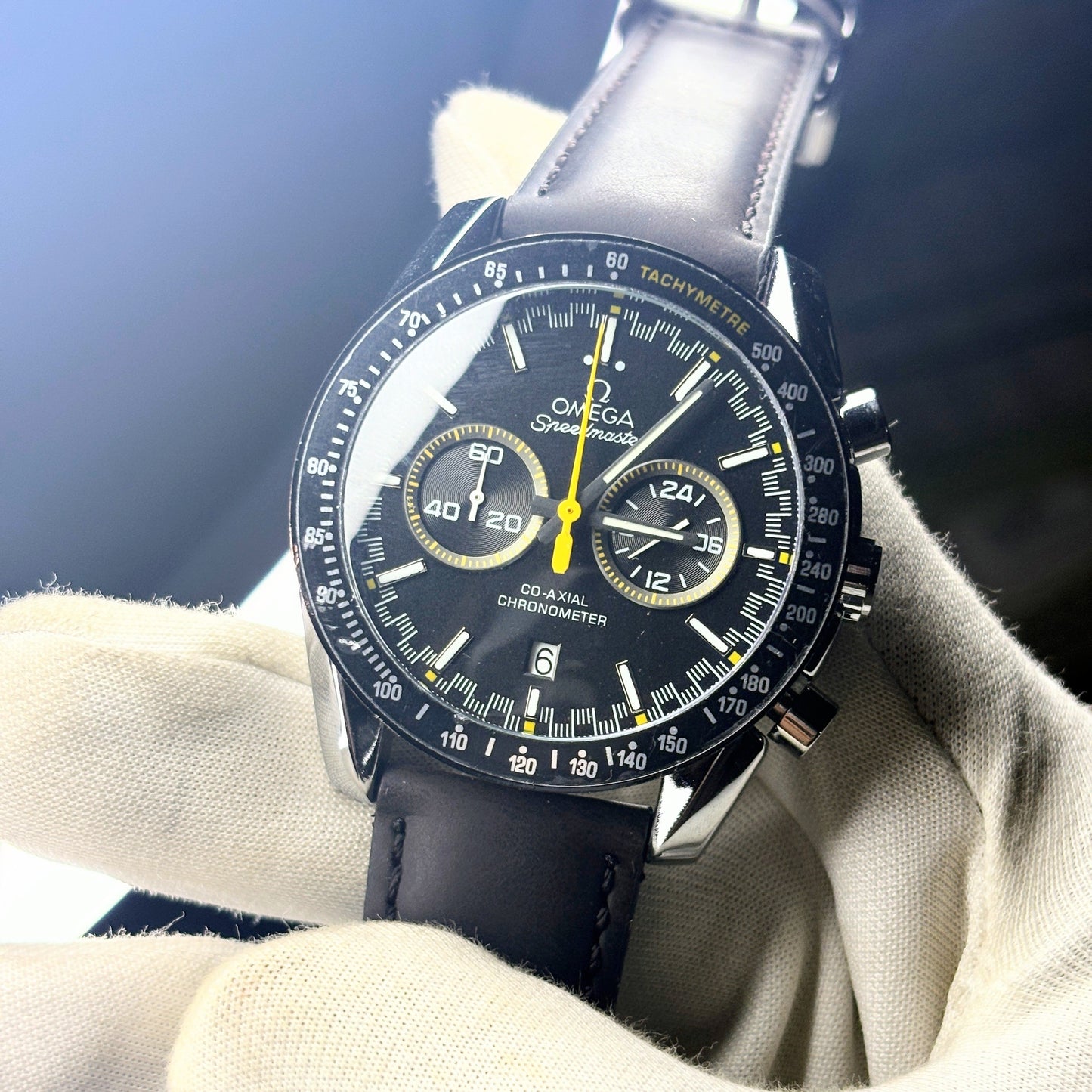 Omega Speedmaster Racing Co-Axial Chronometer – Black & Yellow Edition