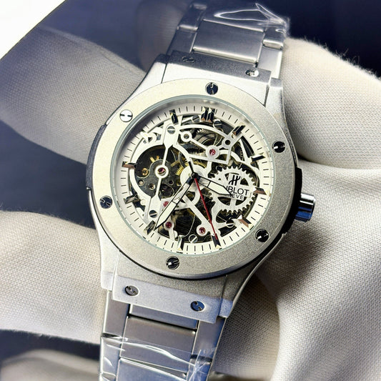 Hublot Classic Fusion Skeleton –Stainless Steel Strap Edition