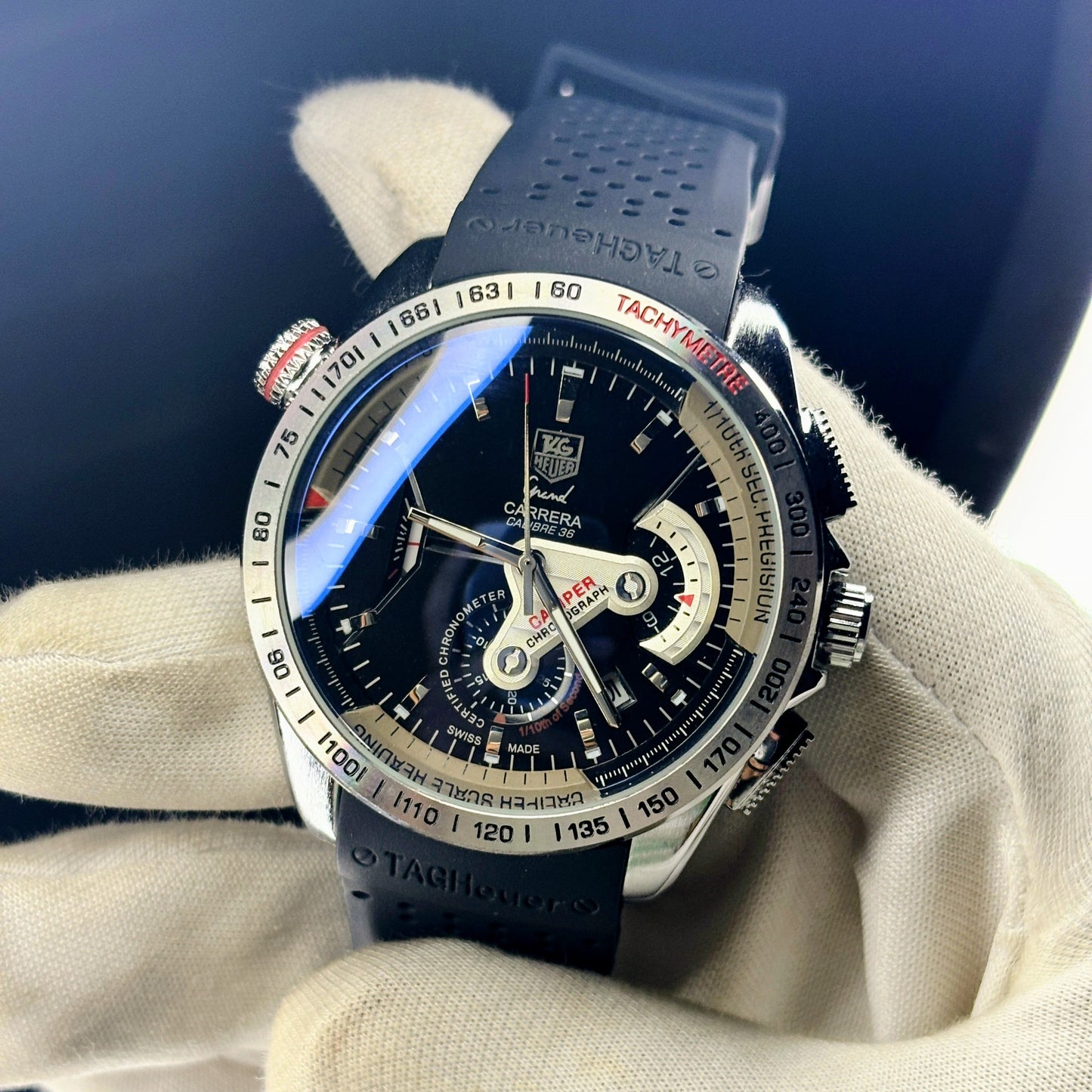 TAG Heuer Grand Carrera Calibre 36 RS – Arctic White Edition