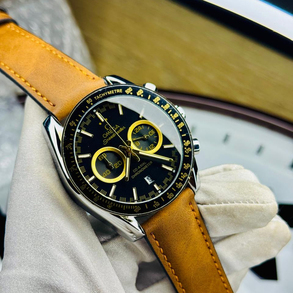 Omega Speedmaster Racing Co-Axial Chronometer – Black & Yellow Edition
