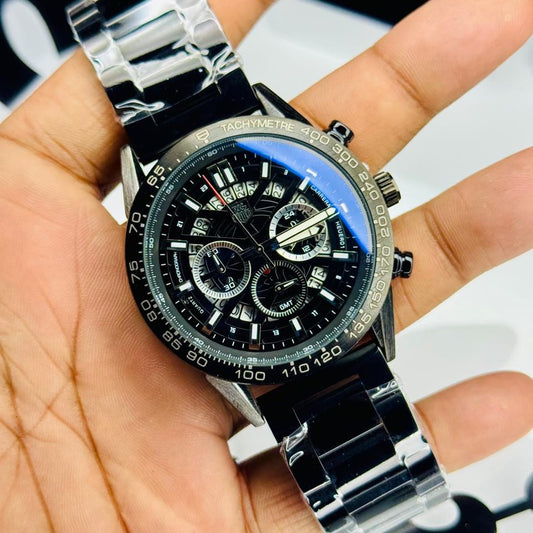 TAG Heuer Carrera Style Chronograph - Two-Tone Steel & Champagne Dial