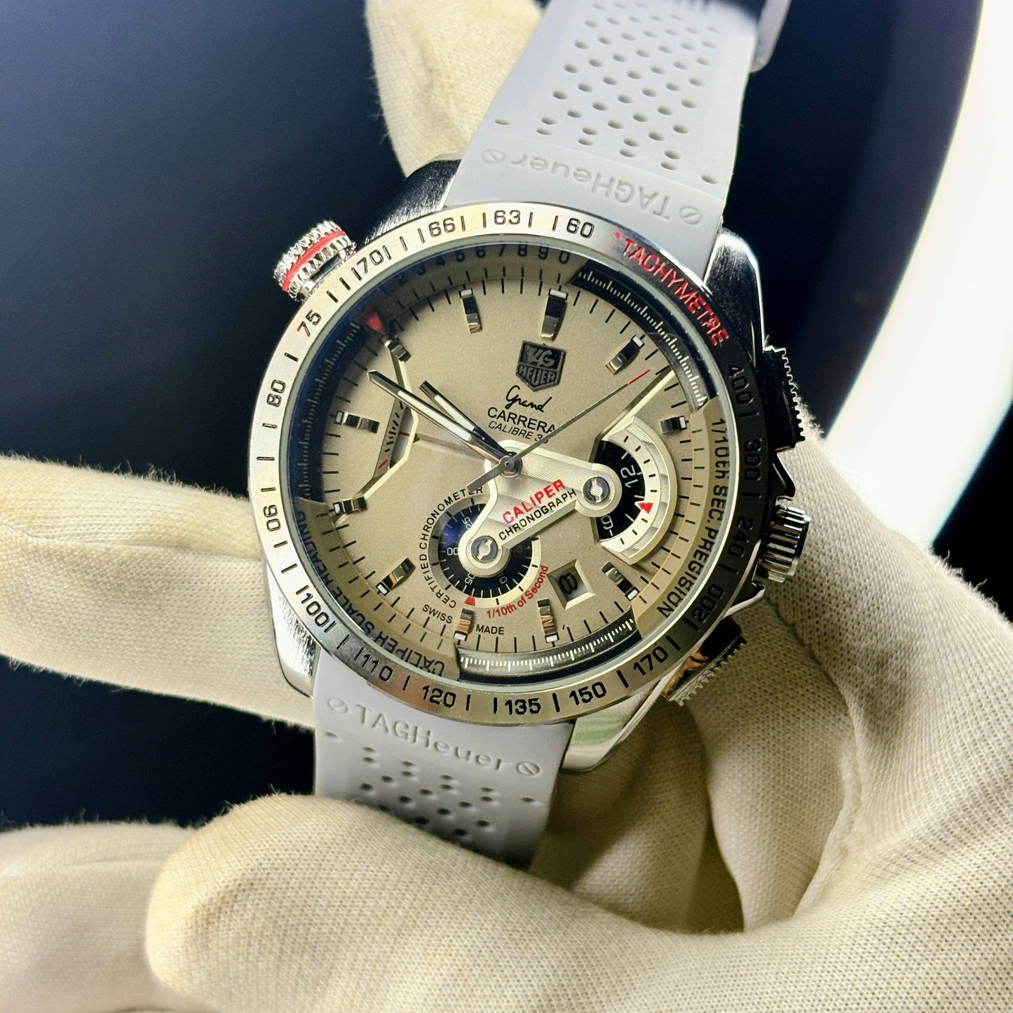 TAG Heuer Grand Carrera Calibre 36 RS – Arctic White Edition