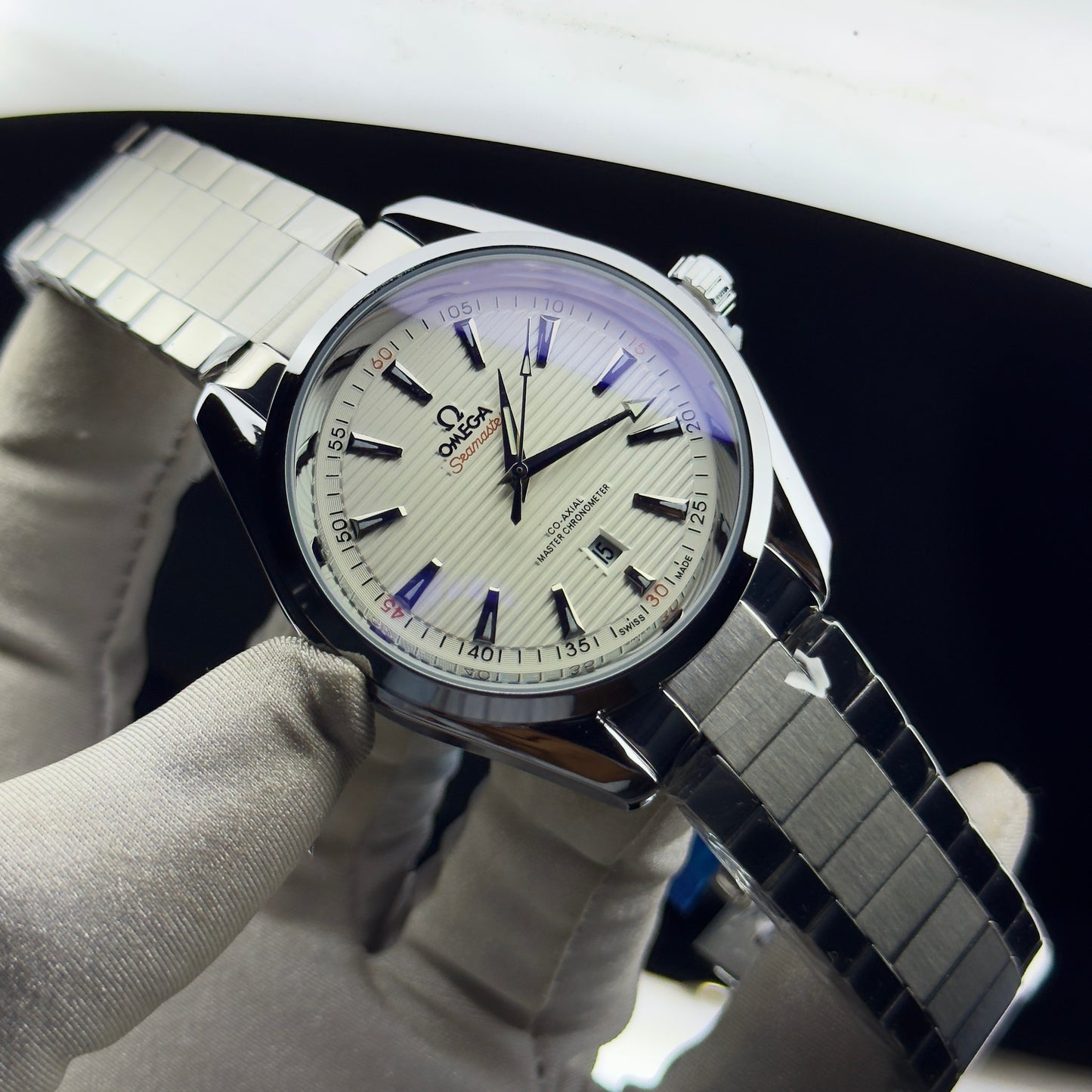 Omega Seamaster Aqua Terra Sky Blue – Quartz Edition